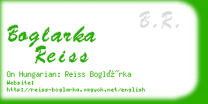 boglarka reiss business card